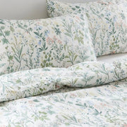 enchanted meadow wildflower pillowcases close up shabby chic