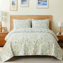 enchanted meadow wildflower quilt set black iron bed styling