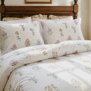 english toile botanical duvet cover set white floral bedding