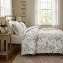 ethereal wing meadow comforter set botanical butterfly print bedding