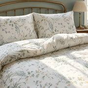 evergreen botanical garden duvet cover set fresh green leaf bedding