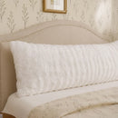 faux rabbit fur body pillowcase detailed shaggy texture