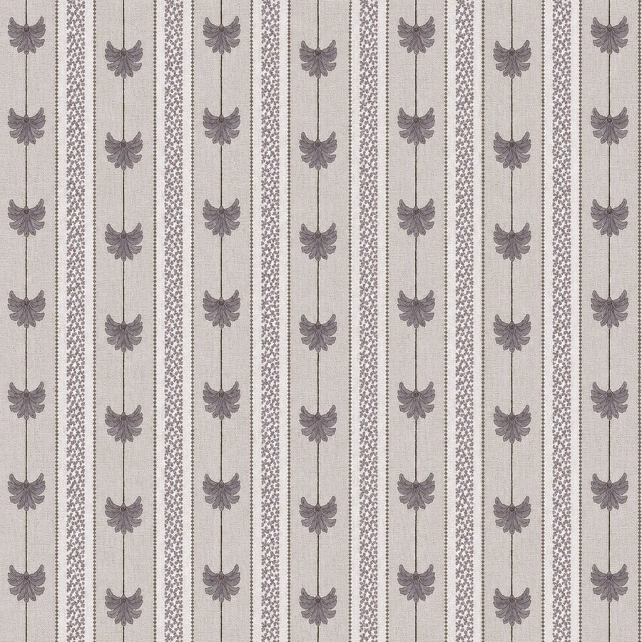 fernwood muslin blanket dusty palm oatmeal purple stripe swatch