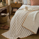 fernwood muslin blanket indigo sprig striped back cozy bedroom