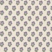 fernwood muslin blanket wildflower purple cream lavender floral swatchm