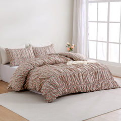 Floral cotton duvet set full view
