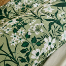 forest bloom botanical pillowcase macro leaf floral