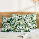 forest bloom botanical pillowcase set floral shams main