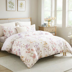 Fresh Garden Cotton Duvet Cover Set lifestyle scene