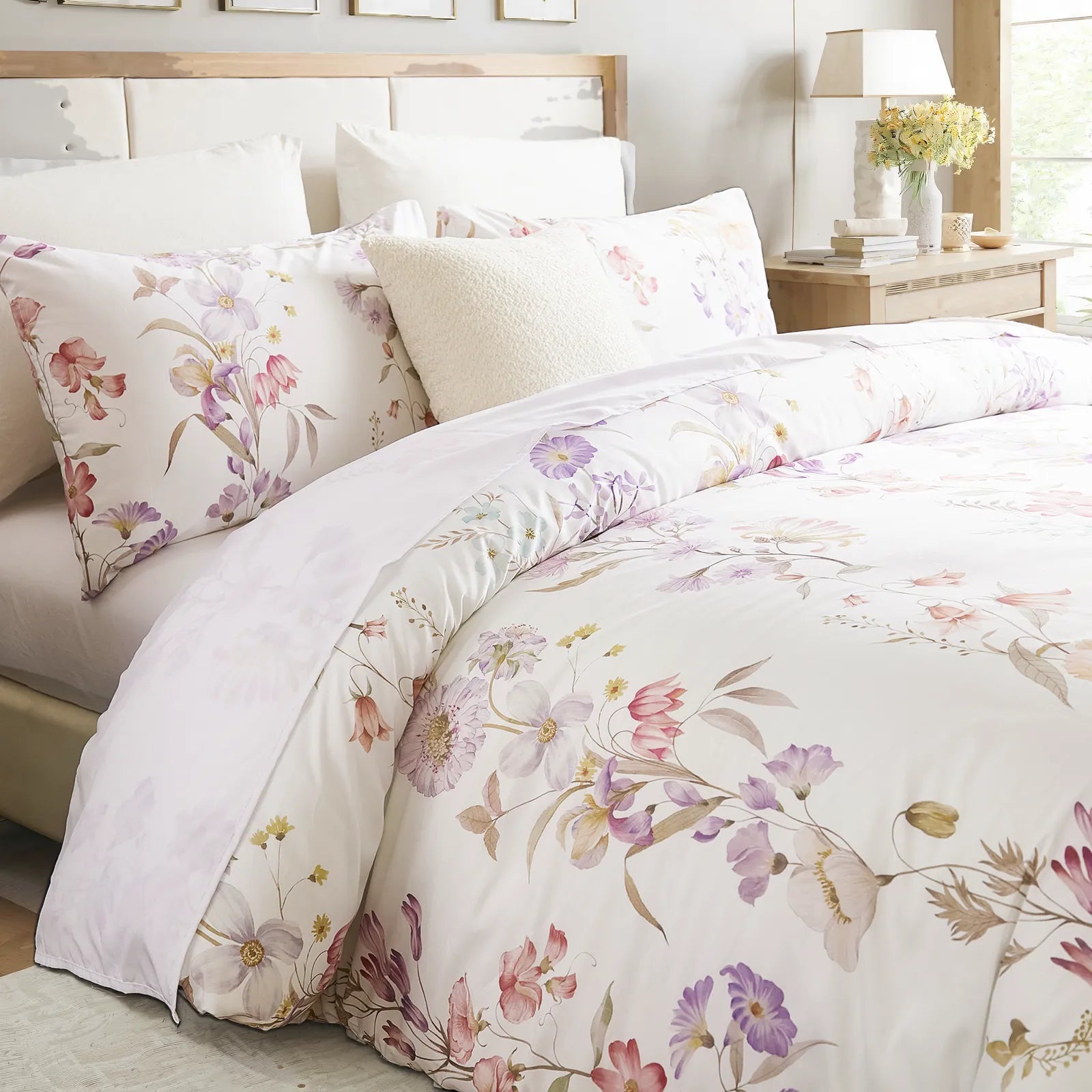 Fresh Garden Cotton Duvet Cover Set floral bedding