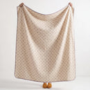 full view little dream muslin blanket collection lilac heart
