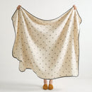full view little dream muslin blanket collection little cherry crochet trim