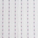 garden patch jacquard throw blanket blossom purple pink tulip swatch