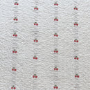 garden patch jacquard throw blanket cherry bud red cherry swatch