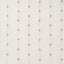 garden patch jacquard throw blanket maple khaki leaf pattern swatch