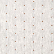 garden patch jacquard throw blanket maple khaki leaf pattern swatch