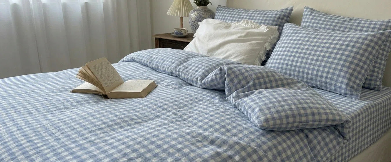 gingham banner