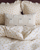 golden meadow ruffle duvet cover set floral bedding