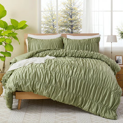 green rope embroidered bedding sets