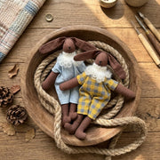 The Cocoa Knit-Collar Bunny Collection
