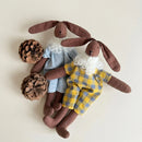 The Cocoa Knit-Collar Bunny Collection
