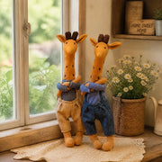 handmade giraffe rag dolls cottagecore nursery decor