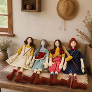 handmade rag dolls vintage cottagecore nursery decor
