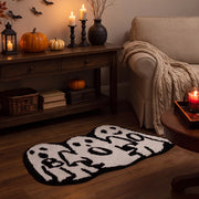 happy haunting rug boo crew living room beige sofa accent decor