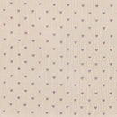 little dream muslin blanket lilac heart cream purple heart swatch