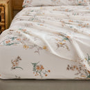 luxury meadow cream floral sheets premium quality print