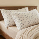 matching botanical print pillowcases set of 2 soft cotton