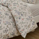 matching floral sprig pillow shams secret garden bedding detail