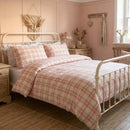 matching strawberry sundae plaid pillow shams cute bedroom styling