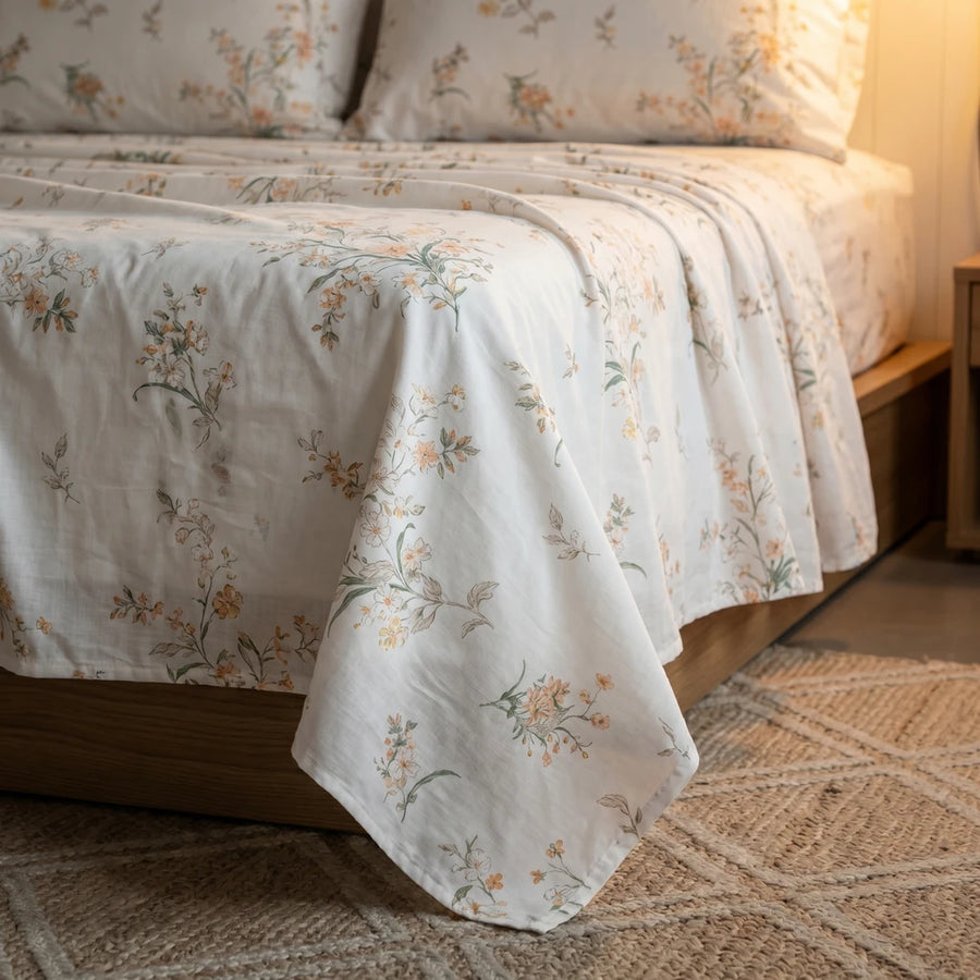 meadow bloom botanical sheets modern farmhouse style