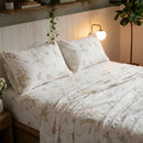 meadow cream floral pillowcases cottagecore bedroom styling