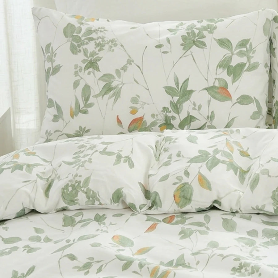 meadow sage bloom fabric texture close up watercolor leaf pattern