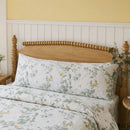 meadow sage bloom long body pillowcase vintage decor