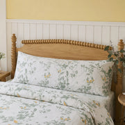 meadow sage bloom long body pillowcase vintage decor