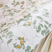 meadow sage bloom pillowcase macro botanical detail