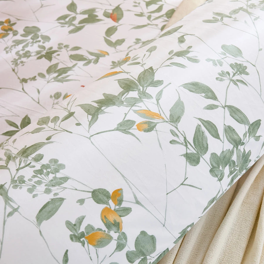 meadow sage bloom pillowcase macro botanical detail