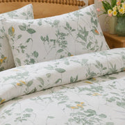 meadow sage bloom pillowcases floral bedding set cottage aesthetic