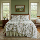 meadow sage bloom sheet set sage cream botanical bedding main