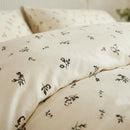 meadow sprig fabric texture close up high quality botanical print