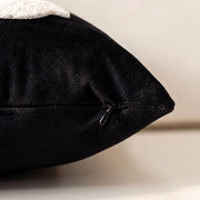 midnight halloween pillow cover ghost black invisible zipper detail
