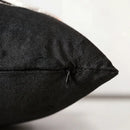 midnight halloween pillow cover pumpkin black zipper detail