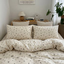 minimalist meadow sprig duvet set front view