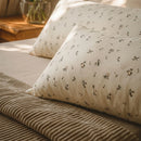 minimalist meadow sprig fabric texture close up high quality