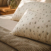 minimalist meadow sprig fabric texture close up high quality