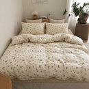 minimalist meadow sprig floral duvet cover bedroom