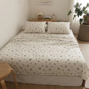 minimalist meadow sprig sheet set full bedding display